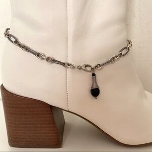 Artisan 925 Silver Designer Chain Moto Chunky Tassel Boot Anklet Bracele…